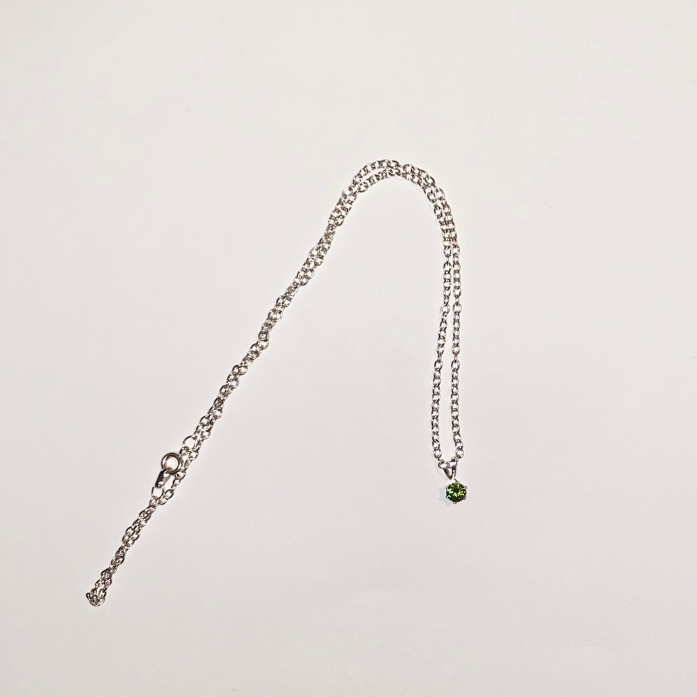 Green stone necklace effy 🟢